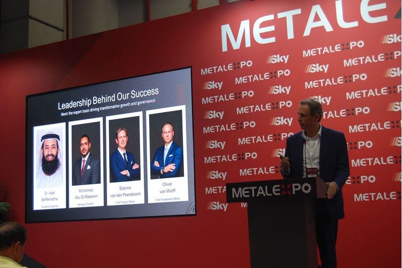 Etienne van den Peereboom,  Metal Expo 2025’te BelRemaitha Steel’in 7 yıllık stratejik planını anlattı