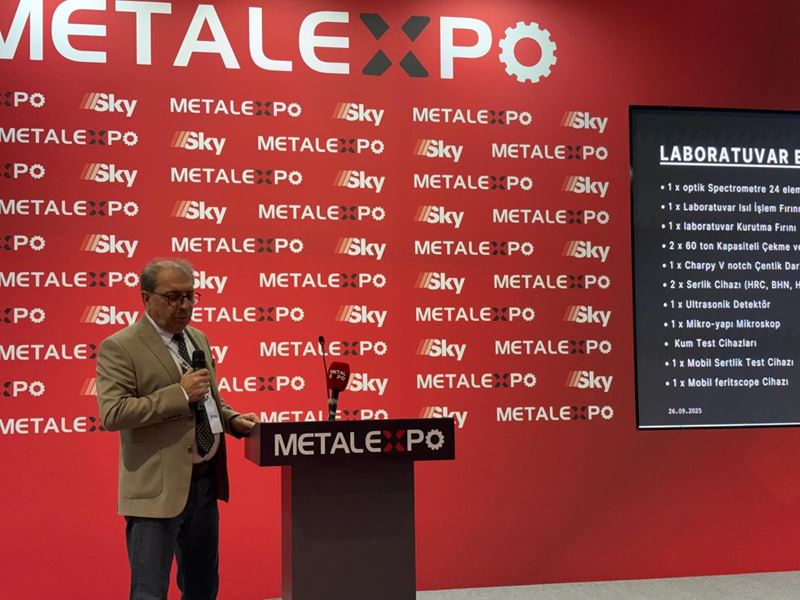 Haykan Engin Metal Expo konferansında dökümde yeni teknolojiler ve sürdürülebilir üretimi anlattı
