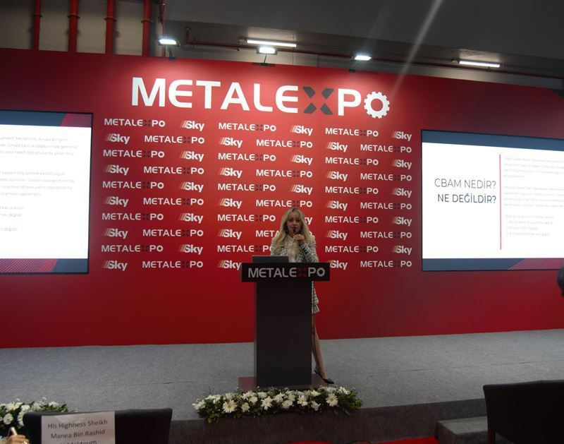 Tuğba Çimenci spoke about CBAM and the Italian steel market at Metal Expo
