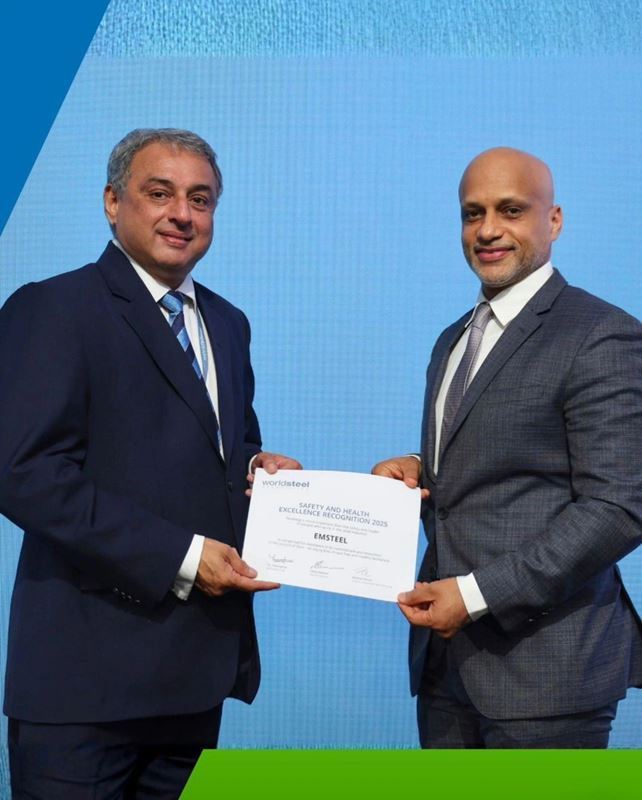 EMSTEEL Group wins Worldsteel Award for the second time