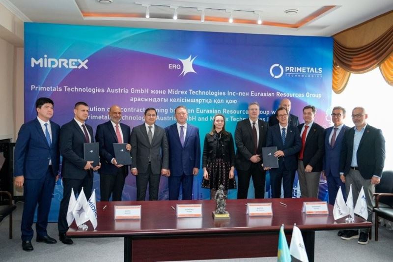ERG, Midrex ve Primetals iş birliğiyle Kazakistan’da 2 milyon tonluk HBI tesisi kuracak