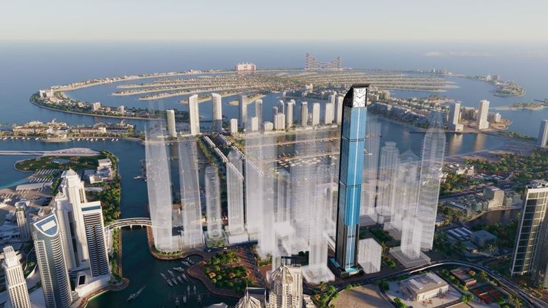 The world’s tallest residential clock tower is coming