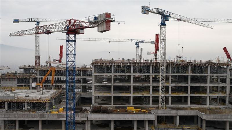 The construction production index increased 28% as yearly in October