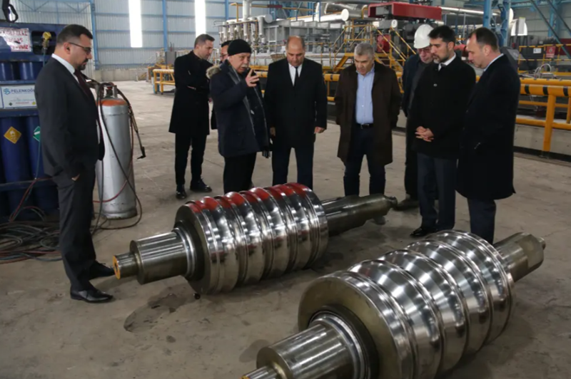 A delegation from the Ministry of Trade evaluated the iron and steel sector in Karabük