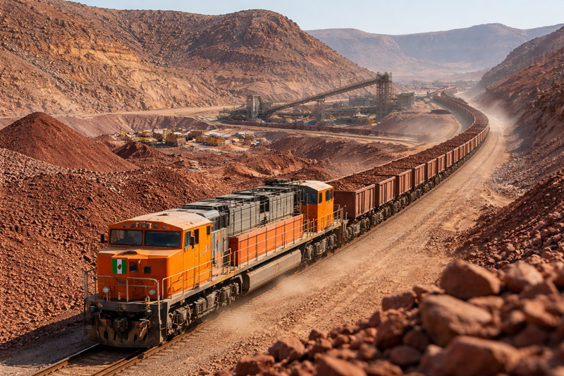 Algeria launched first long-distance shipment of iron ore from the Gara Djebilet mine