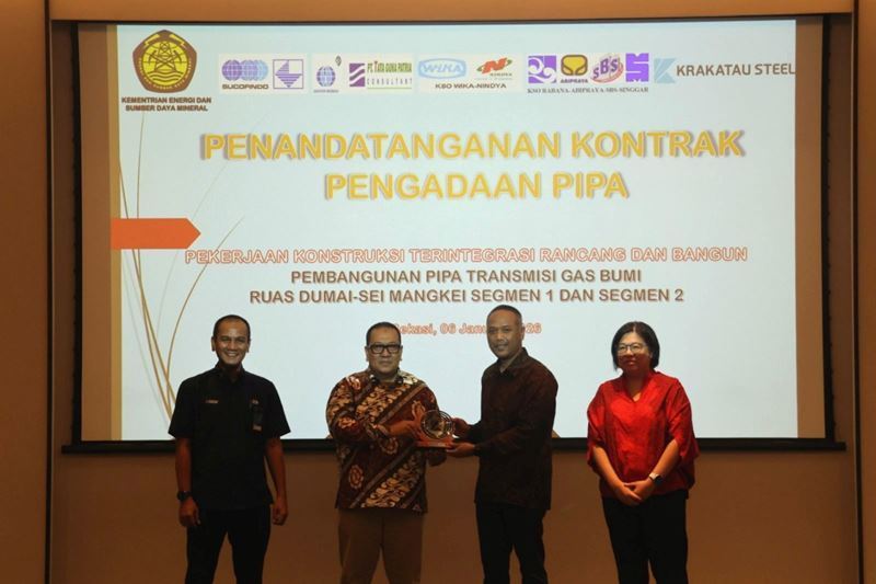 Krakatau Steel signs steel pipe supply contract for Dusem project