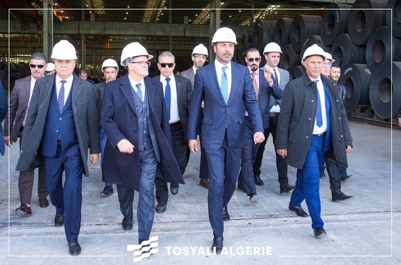 Tosyali Algeria, 22 bin ton ile yılın ilk ihracatını gerçekleştirdi 