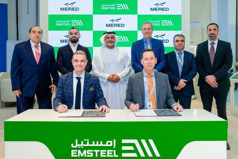 MERED and EMSTEEL signed agreement to advance sustainable construction