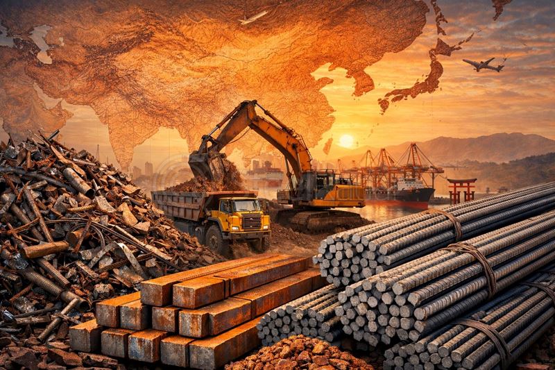 Production cuts and trade policies reshape competition in the Asian steel sector