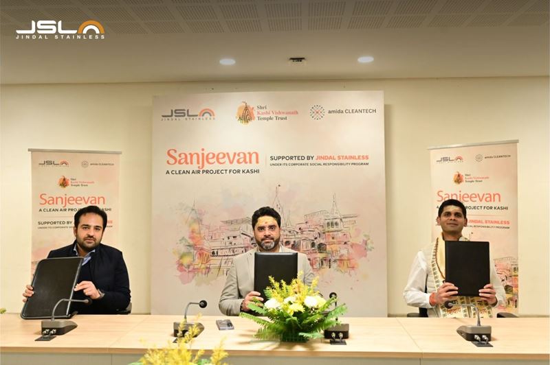 Jindal Stainless, Manikarnika Ghat’ta hava arıtma sistemi kuruyor