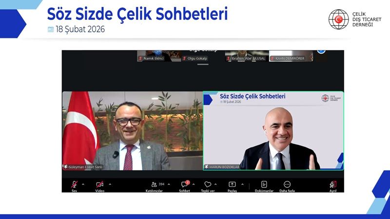 Süleyman Sanlı: “Türkiye çelikte korumasız bir alanda, acil önlem almalıyız” 