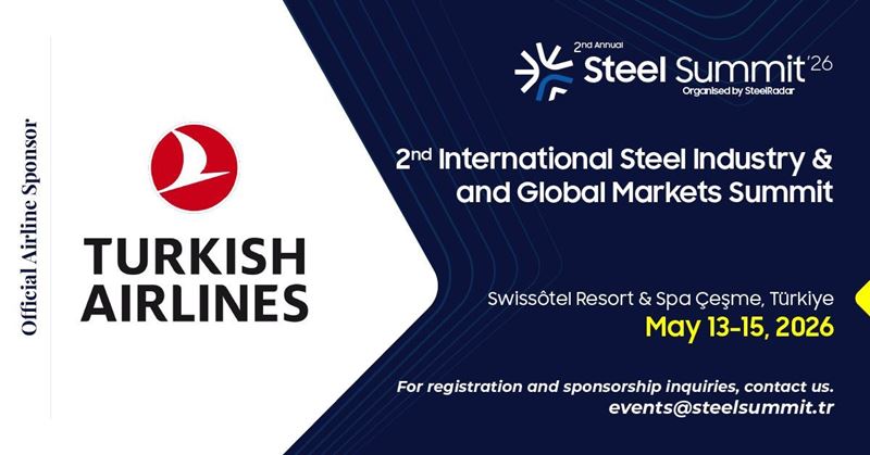 Turkish Airlines became the Official Airline Sponsor of Steel Summit 2026