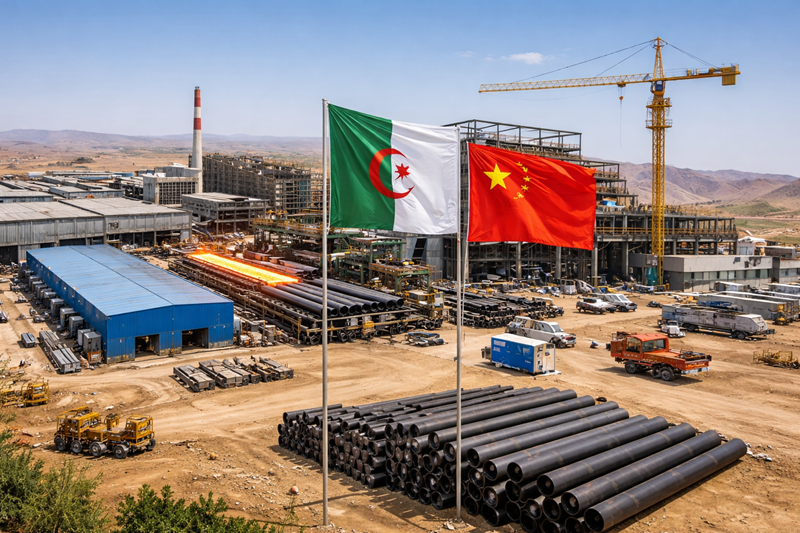 China based Jingdong Steel’s USD 500 million investment in Algeria reached 60% completion 