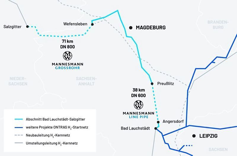 Mannesmann secures major order from Salzgitter Group for hydrogen 