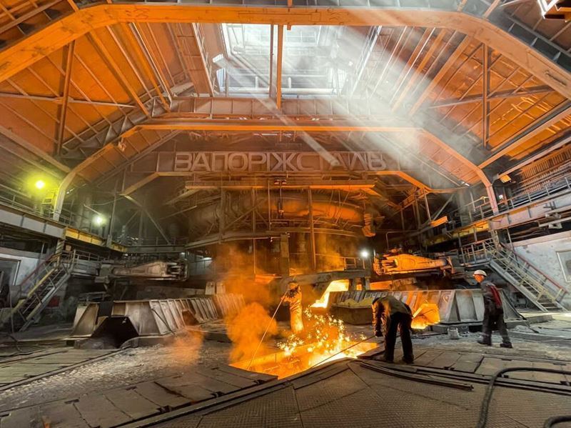 Zaporizhstal's steel production decreased by 4.1% in February