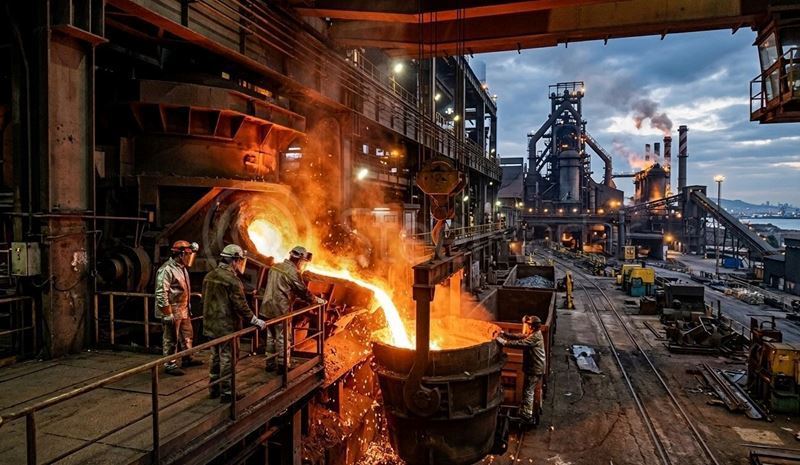 India’s processed steel exports increased by 36.6% in the April-February period