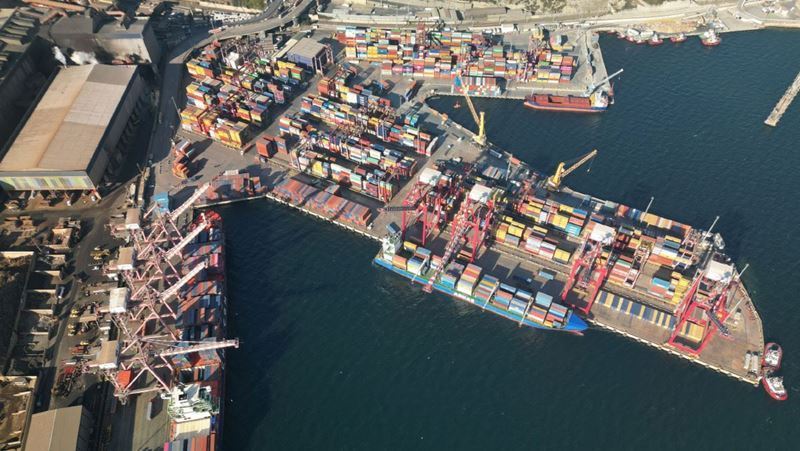 Cargo handling record broken at ports in February