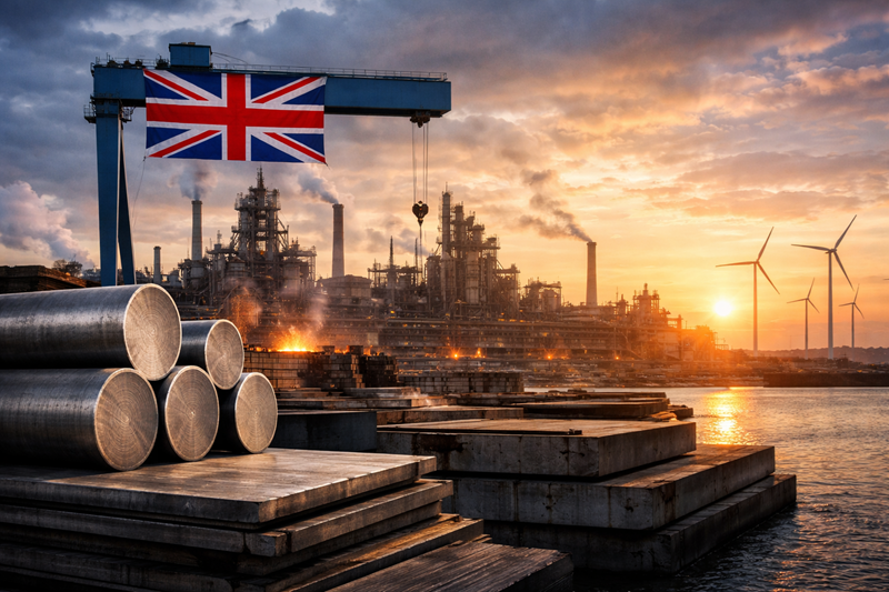 The UK to prioritize domestic steel for national security