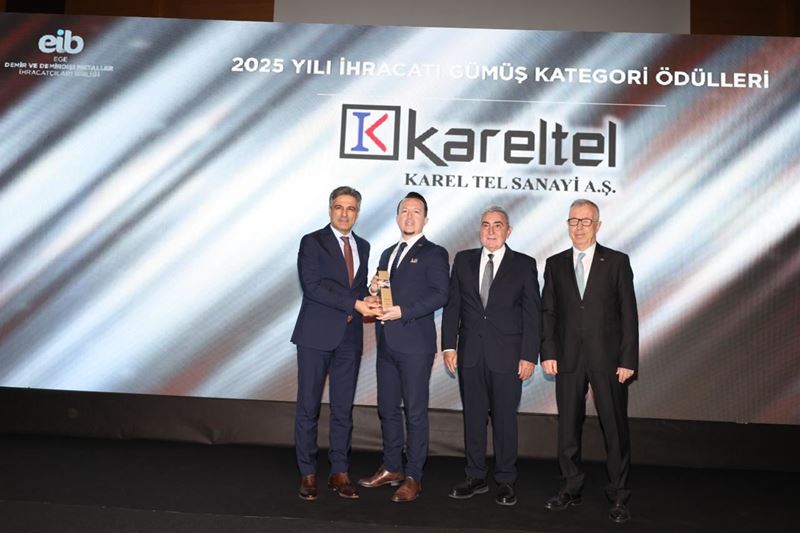 Karel Tel İhracatın Yıldızları töreninde demir çelik tel ihracatı birinciliği ve gümüş kategori ödülünü aldı