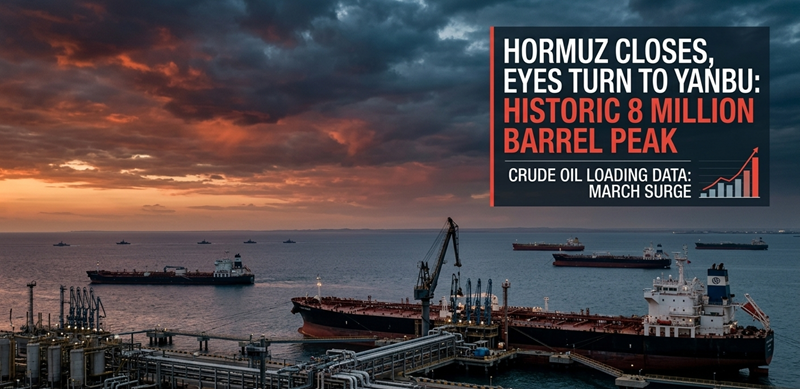 Hormuz closes, eyes turn to Yanbu: A historic peak of 8 million barrels