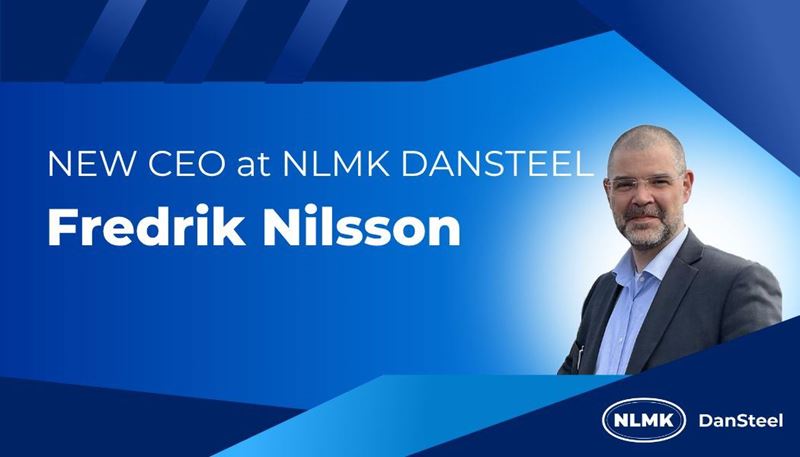 NLMK DanSteel’in yeni CEO’su Fredrik Nilsson oldu