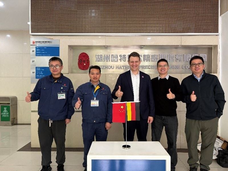 SMS group receives order for bar heating machine from Huzhou Hatebur in China
