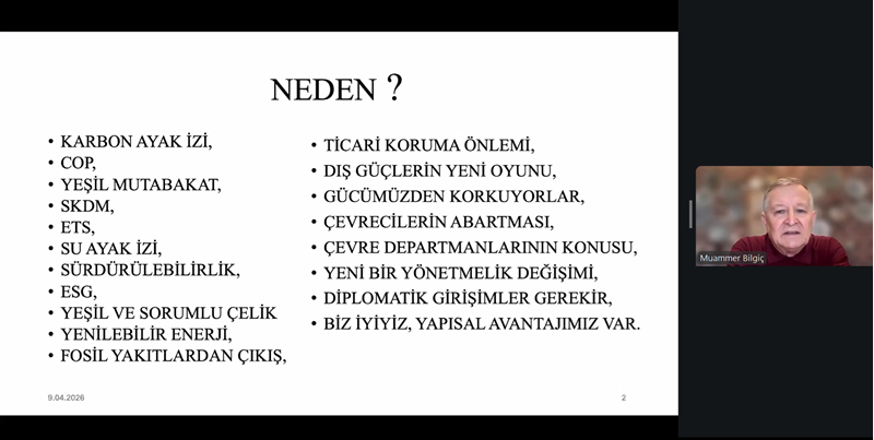 Muammer Bilgiç: “CBAM is no longer a theoretical uncertainty, but a financial reality as of 2026” 