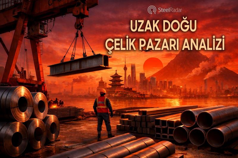 Uzak Doğu çelik piyasasında ticaret akışları bozulurken maliyet baskıları ve bölgesel ayrışma öne çıkıyor