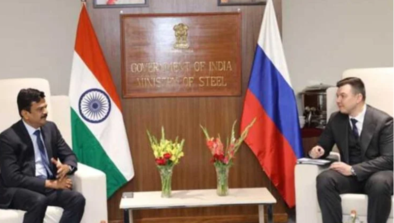India and Russia discuss ways to deepen cooperation in the steel sector