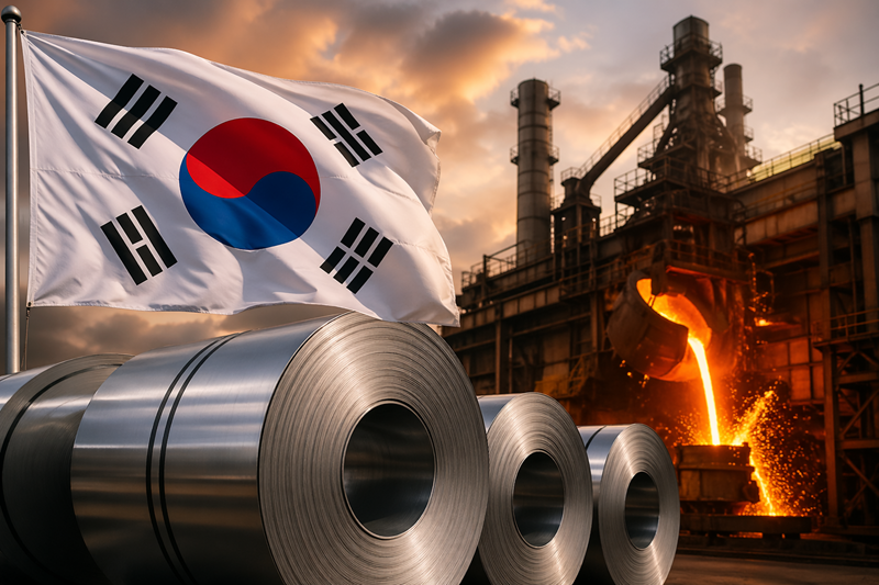 South Korea announced an 80 trillion won support package for the steel sector