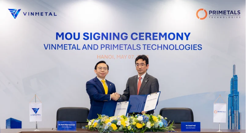 Vingroup’un VinMetal şirketi, Vietnam’da yeşil çelik tesisi için Primetals ile anlaştı
