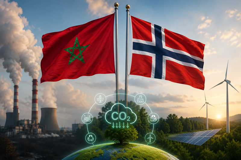 Fas ve Norveç, emisyonları azaltmak için karbon piyasası anlaşması imzaladı