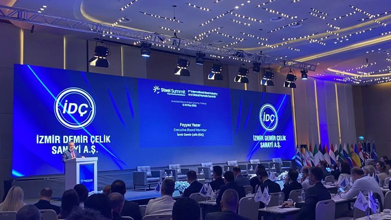 Feyyaz Yazar emphasized unity in the steel industry at Steel Summit 2026 and explained İDÇ’s investment strength