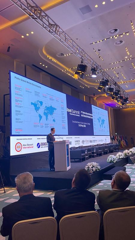 Wesley Monteiro Steel Summit’te çelik hammaddesinde tarihi fiyat makasını işaret etti