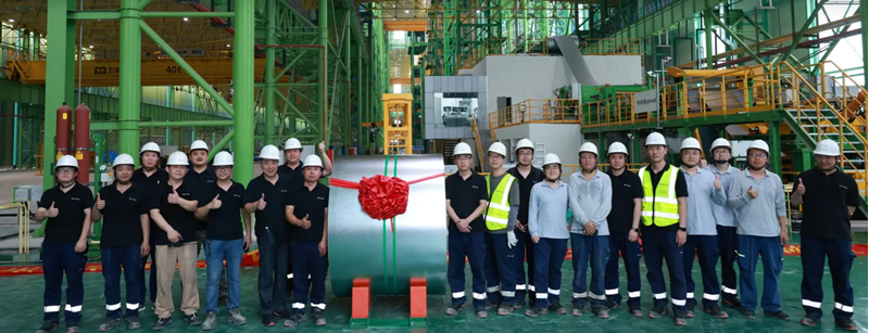 Angang Guangzhou CGL No. 2 hattında ilk sac üretildi