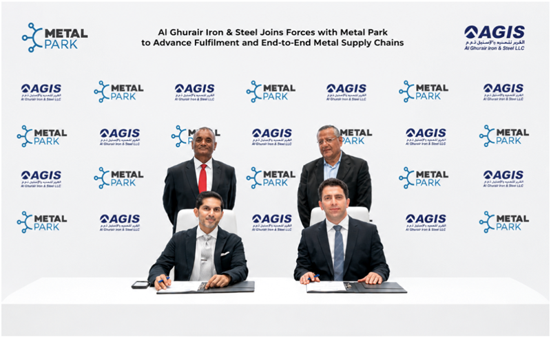  AGIS ve Metal Park, BAE’de çelik lojistiğini güçlendirmeyi hedefleyen iş birliği anlaşması imzaladı