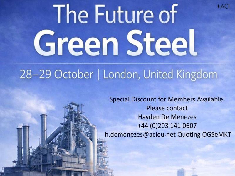 The Future of Green Steel 2026 to shape the steel industry's carbon-neutral transition in London