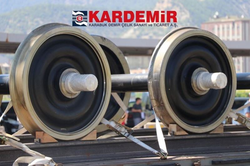 KARDEMİR'in Avrupa'ya demir yolu tekeri ihracatı 7,75 milyon dolara ulaştı