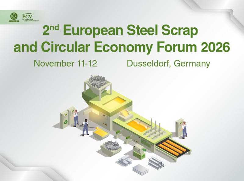 2nd European Steel Scrap and Circular Economy Forum 2026 to spotlight sustainability in the steel industry