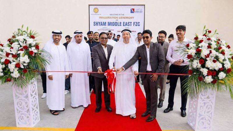 Shyam Steel Group, Hindistan dışındaki ilk üretim tesisini BAE'de açtı
