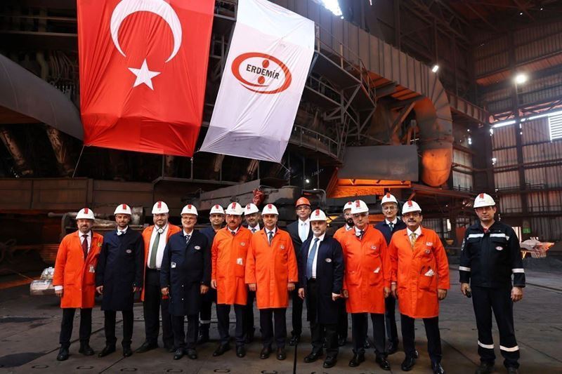 Minister Kacır inspected production and investments at Erdemir