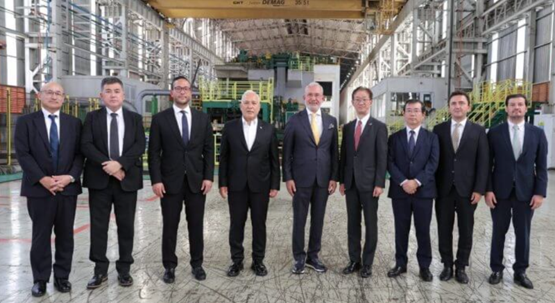 Japonya'nın Türkiye Büyükelçisi Tamura Masami, Tosyalı Toyo tesisini ziyaret etti