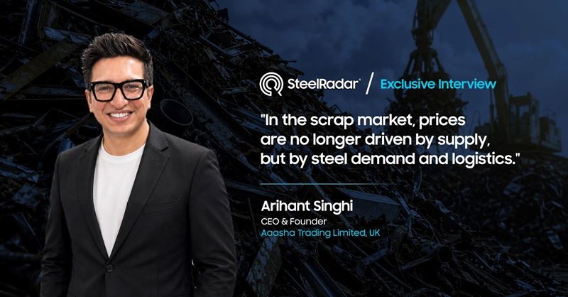 Arihant Singhi: “In the scrap market, prices are no longer driven by supply, but by steel demand and logistics.”