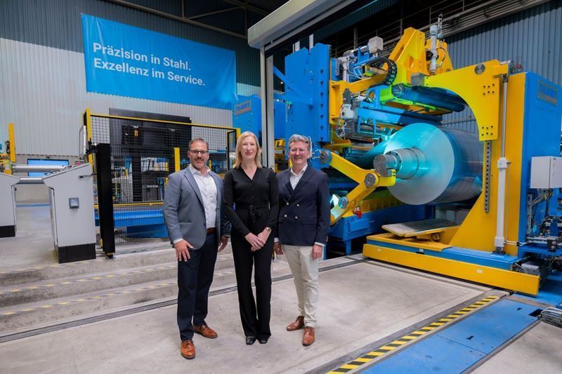 tk Accelis Processing Europe commissions expanded steel processing facility in Stuttgart