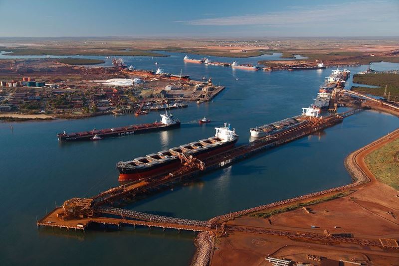 Port Hedland Limanı’ndan yapılan demir cevheri ihracatı temmuzda geriledi