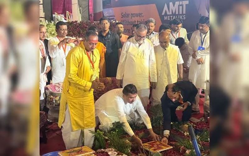 Amit Metaliks’in 4.000 crore INR’lik çelik tesisinin temeli atıldı