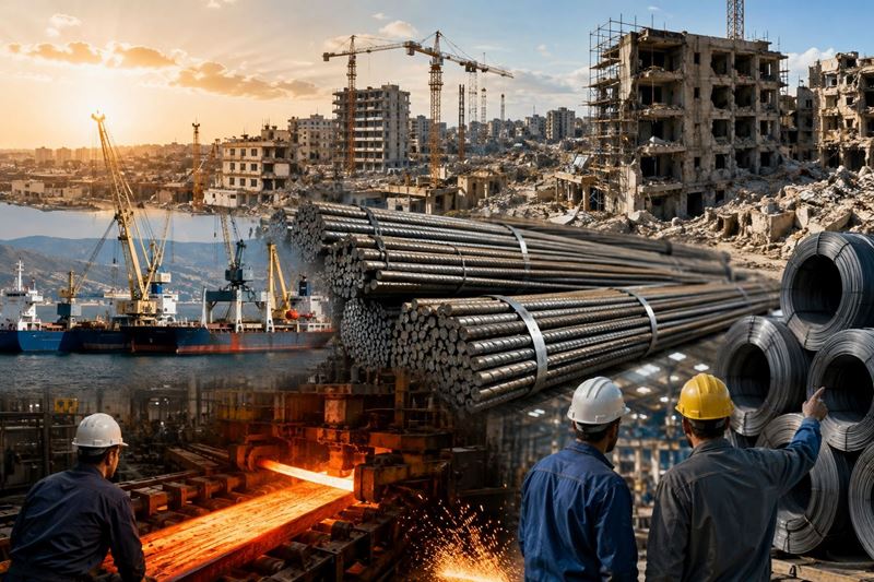 Suriye’de yeniden imar süreci çelik talebini 3-4 milyon tona çıkarabilir