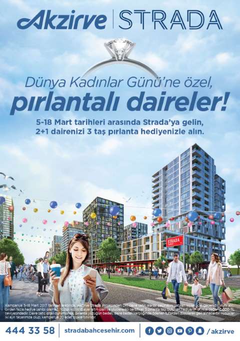 Bahçeşehir Strada’dan Kadınlar Günü Kampanyası