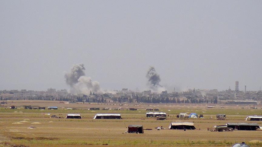 Rus Savaş Uçaklarından İdlib'e Hava Saldırısı