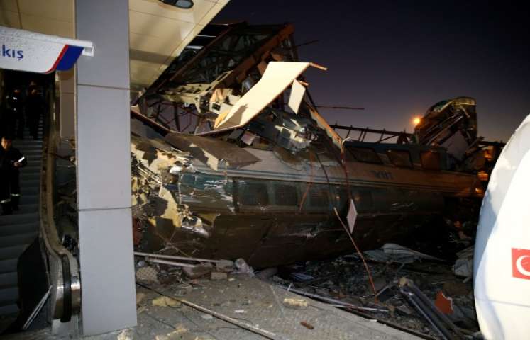 Ankara'da Tren Kazası